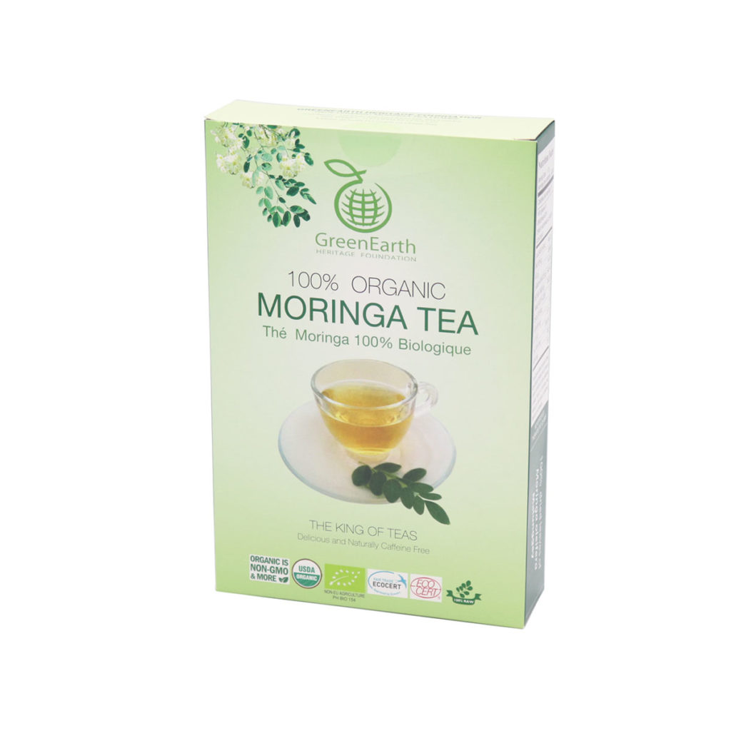 GREENEARTH Organic Moringa Tea 100g Federated Distributors, Inc.