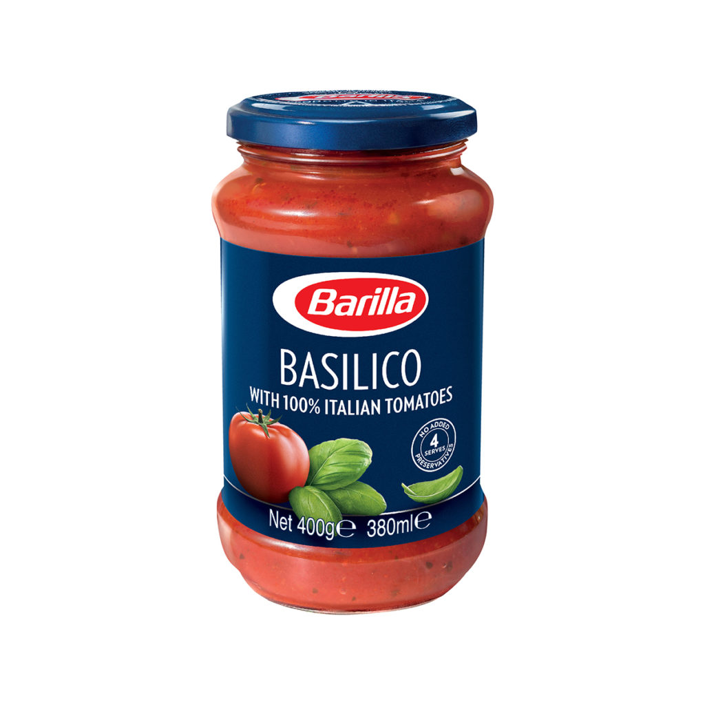 BARILLA Basilico Pasta Sauce with Italian Tomato and Basil 400g ...