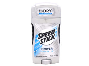 SPEED STICK Deodorant Unscented (85g) 3oz