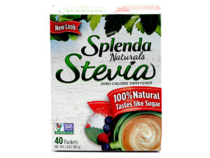 SPLENDA Natural STEVIA Sweetener Packets 40 ct 80g