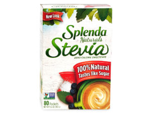 SPLENDA Natural STEVIA Sweetener Packets 80 ct 160g