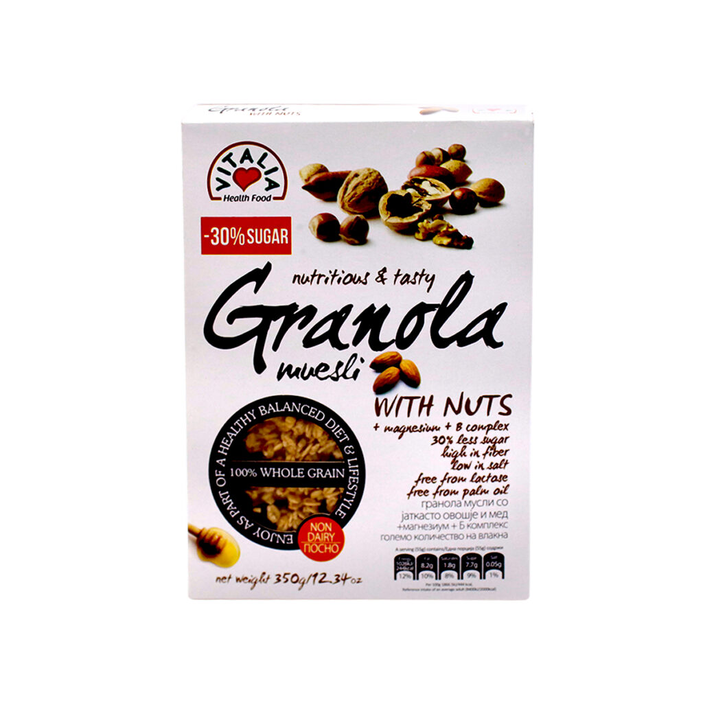 VITALIA 20 Less Sugar Granola Bars Apple & Cinnamon 210g Federated