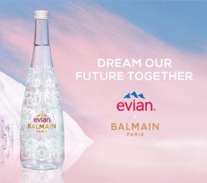 Read more about the article <strong>EVIAN AND BALMAIN ANNOUNCE A SPECIAL COLLABORATION ON A LIMITED EDITION BOTTLE</strong>