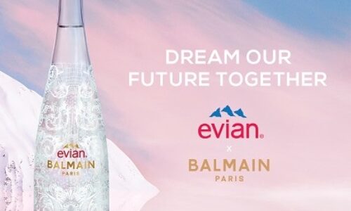 EVIAN AND BALMAIN ANNOUNCE A SPECIAL COLLABORATION ON A LIMITED EDITION BOTTLE