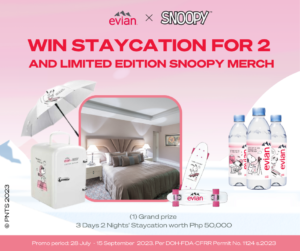 Read more about the article evian® and Snoopy Snap & Win Nationwide Contest