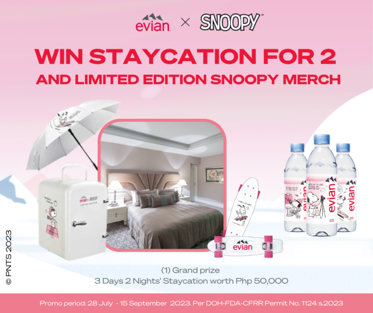 Evian x Snoopy contest 940 × 788 px