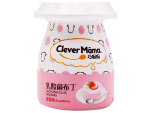CLEVER MAMA Lacto Pudding Strawberry 118g 6s x12