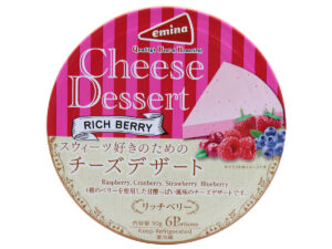 EMINA Cheese Dessert Rich Berry 90g 3sx12