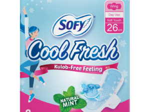 SOFY Cool Fresh Stnd 26cm Wing 8’s x24