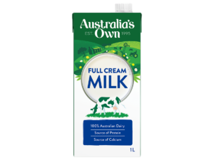 AUSTRALIA’S OWN Full Cream Dairy Milk 1L 1X12