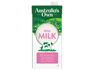 AUSTRALIA’S OWN Skim Dairy Milk 1L 1X12