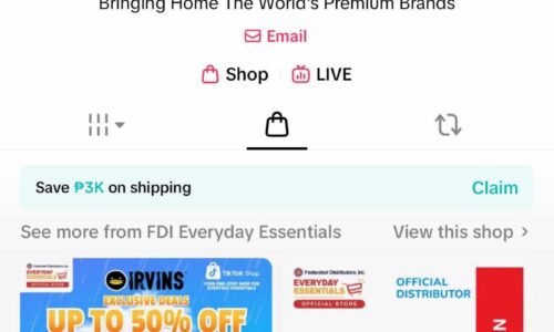 Launching of FDI Everyday Essentials TikTok Shop